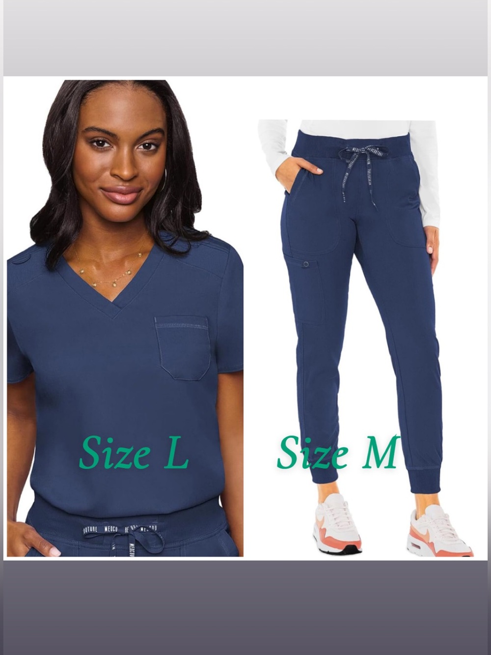Navy Med Couture Scrub Set
